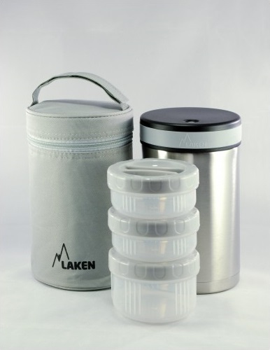[4033901001] TERMO ALIMENTOS A.INOX. 1.50L + 3 R.ALIM. FUNDA GRIS - LAKEN
